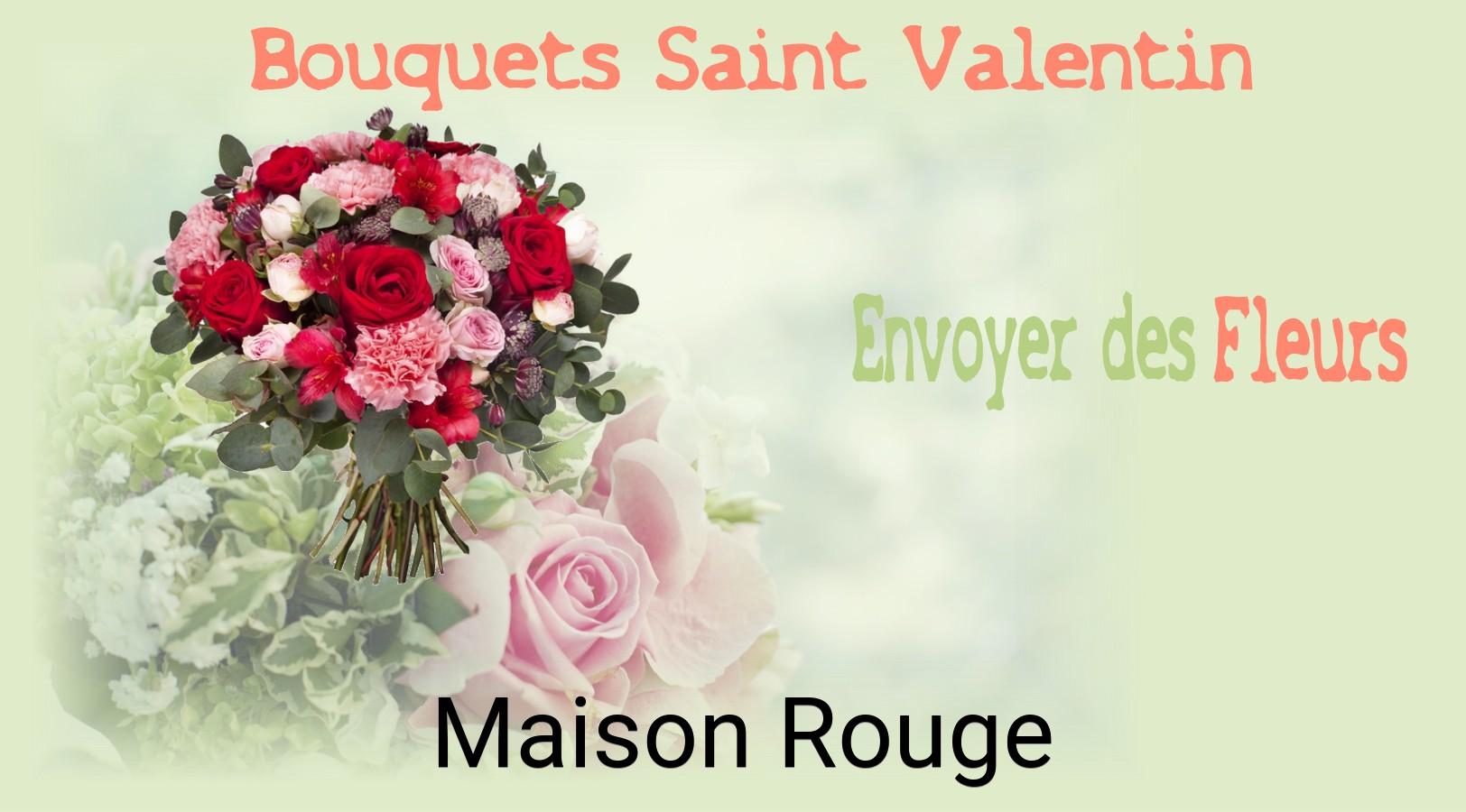 Roses de Saint-Valentin livrées à Maison-Rouge